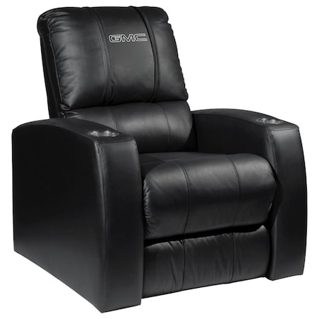 Dreamseat Home Theater Recliner with GMC Alternate Logo XZ418301RHTCDBLK-PSGMC61055